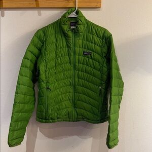 Patagonia Vibrant Green Quilted Jacket